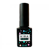 Kira Nails No Wipe Top Coat - топ, фінішне покриття без липкого шару для гель-лаку, 6 мл