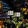 Світильник садово-парковий на сонячній батареї "будиночок" CAB121 з вимикачем, фото 3