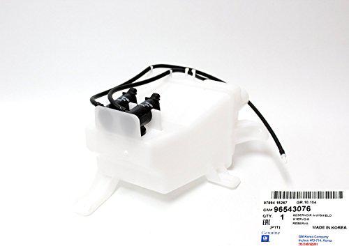 Бачок омивача в зборі на Шевролі Авео Т200 хетчбек у зборі (+2 насоса) KAP 96543076, фото 1