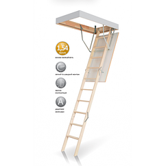 Дерев'яні сходи на горище LiteStep OLK-B Чердачна деревянная лестница LiteStep OLK-B