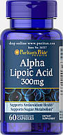 Альфа-ліпоєва кислота, Alpha Lipoic Acid 300 mg Puritan's Pride, 60 капсул