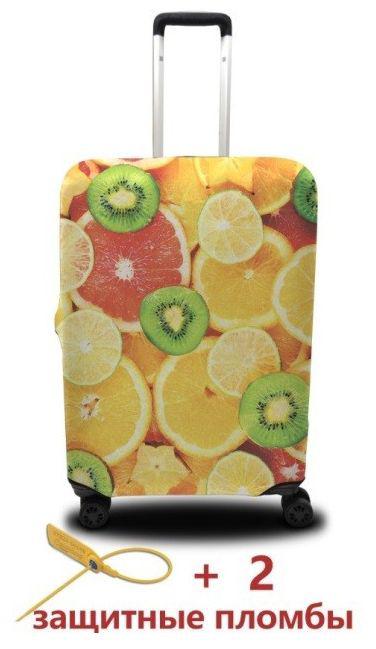Чехол для чемоданов Coverbag C0407M разноцветный 55-65 см, фото 1