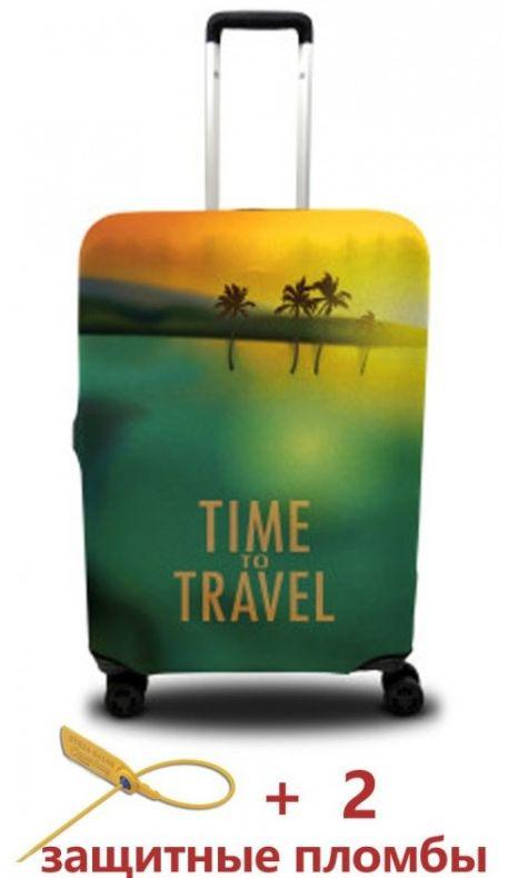 Чехол для чемоданов Coverbag C0406S разноцветный 45-55 см, фото 1