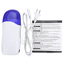 Воскоплав касетний (Depilatory Heater) Нагрівач воску MX-8303 для депіляції волосся (blue), фото 6