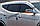 Вітровики з хромом, дефлектори вікон Hyundai Santa Fe 2012, фото 4