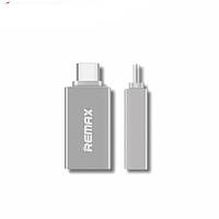 Перехідник Remax Transcend RA-USB OTG(F) to Type C(M), silver