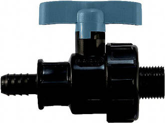 Кран НР 1/2" / штуцер 1/2"