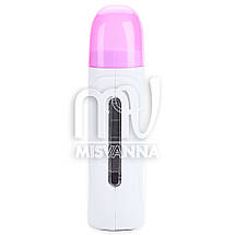 Воскоплав касетний (Depilatory Heater) Нагрівач воску YM-64 для депіляції волосся (pink), фото 3