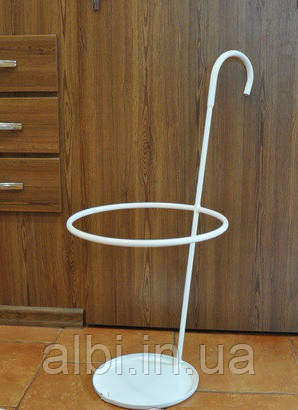 Кошик для сушіння парасольок білий, парасольник, парасольник з металу