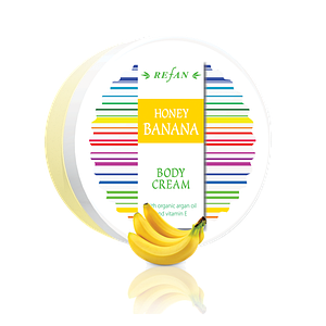 Крем для тіла "Медовий Банан", 200 мл