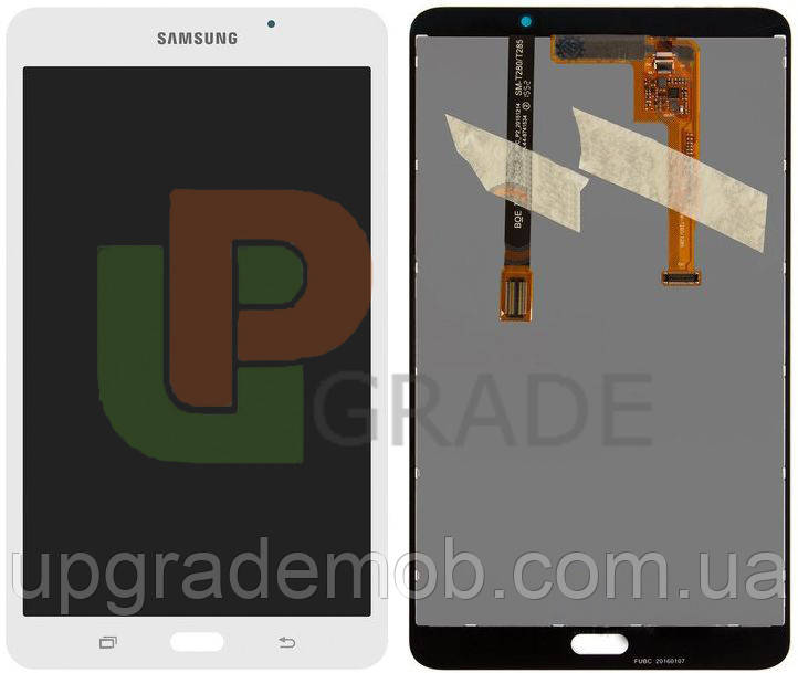 Дисплей модуль тачскрин Samsung T285 Galaxy Tab A 7.0 2016 версія LTE білий Pearl White оригінал, фото 1