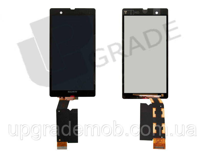 Дисплей-модуль тачскрин Sony C6602 Xperia Z L36h/C6603/C6606 чорний