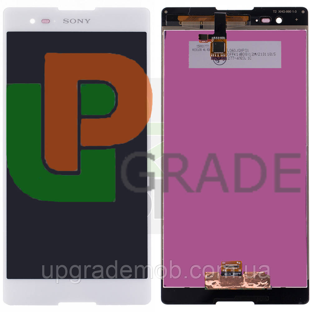 Дисплей модуль тачскрин Sony D5303 Xperia T2 Ultra / D5306 / D5322 білий, фото 1