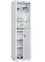 Медична шафа зі склом  HILFE МД 1 1760/SG 1750(в)х600(ш)х400(гл) (для медичного інструменту, лікарських препаратів, витратних