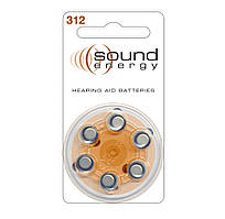 Батарейки для слухових апаратів Rayovac Sound Energy 312 (6 шт.)