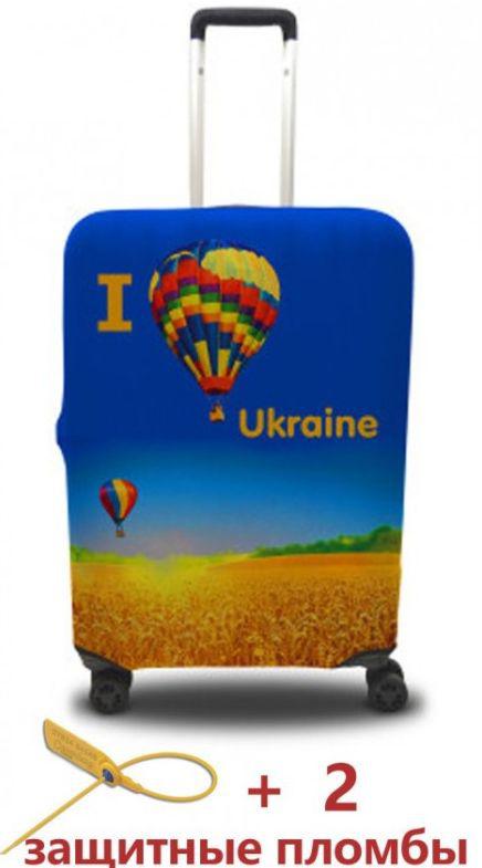Чехол для чемоданов Coverbag C0403L разноцветный 65-75 см, фото 1