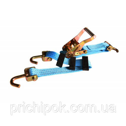Автовозний ремень 3-х тонний с пластиковыми накладками