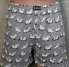 Шорти чоловічі Боксерки сімейні бавовна ТЕТА, M, L, XL, 2XL