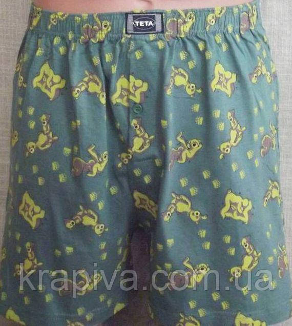 Шорти чоловічі Боксерки сімейні бавовна ТЕТА, M, L, XL, 2XL