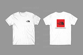 Стильна футболка the north face never stop exploring logo