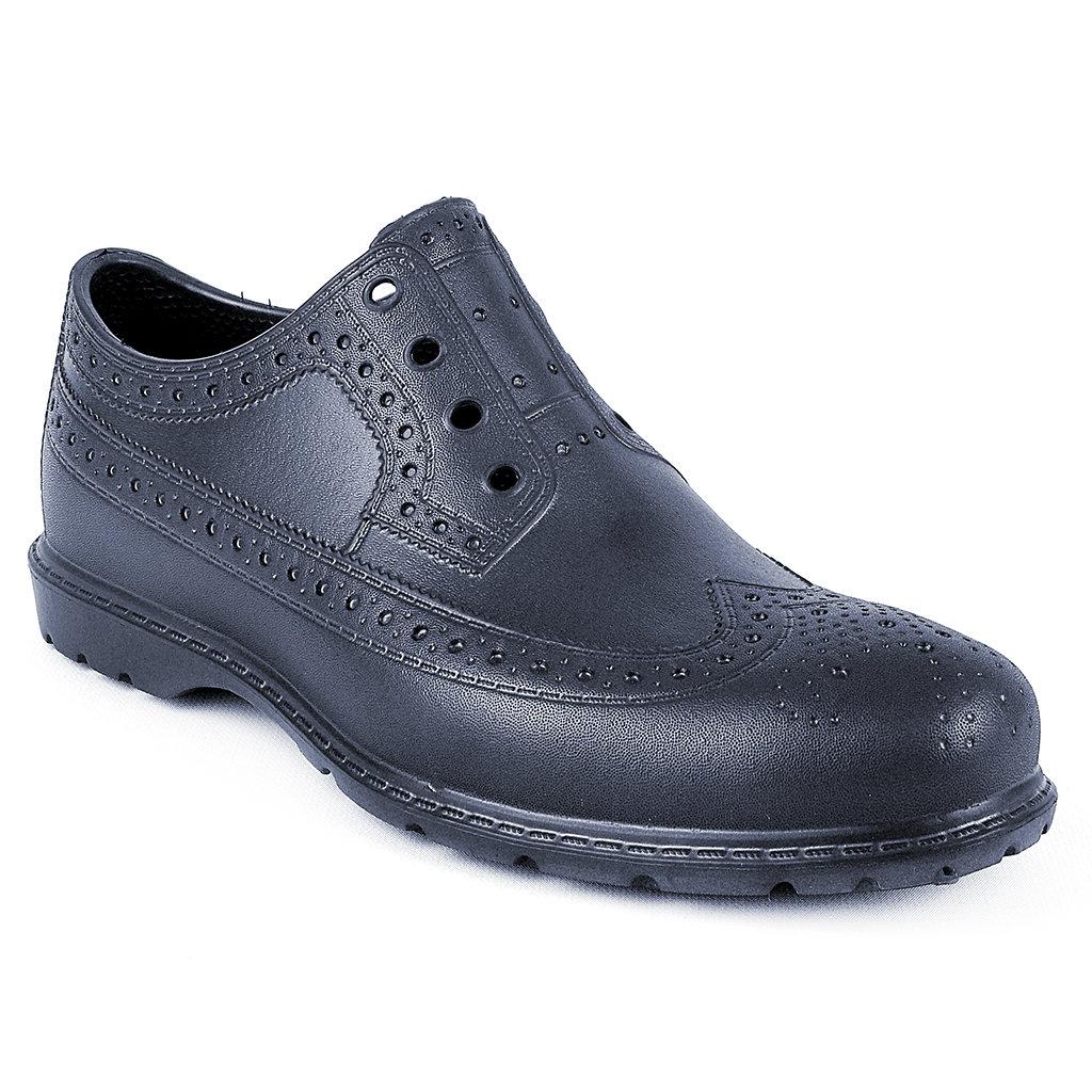 Темно-сині непромокальні туфлі-оксфорди з піни чоловічі, р-ри 40, 41, 42, 43 (маломірні)