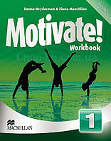 Motivate! Level 1 Workbook + Audio CDs (рабочая тетрадь по английскому языку с диском, уровень 1-й)