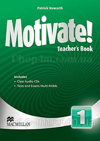 Motivate! Level 1 Teacher's Book + Audio CDs (книга для вчителя з диском і тестами, рівень 1-й), фото 1