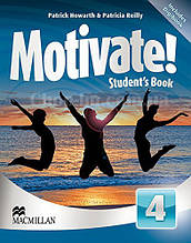 Motivate! Level 4 Student's Book Pack (учобник англійської мови з диском, рівень 4-й)