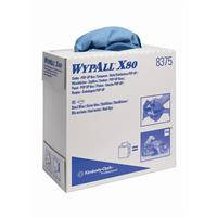 WYPALL* X80 Протиральний матеріал - Блакитний/ синій, 80 аркушів, 23,0х42,5 см, фото 1