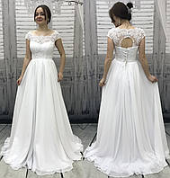 Свадебное шифоновое платье "Дения-18-7"