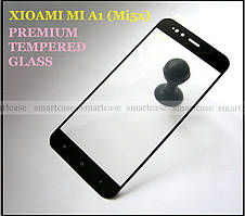 Premium Tempered Glass загартоване захисне скло з чорними рамками для Xiaomi Mi A1 (Mi5x) 0.33 мм 2,5d full