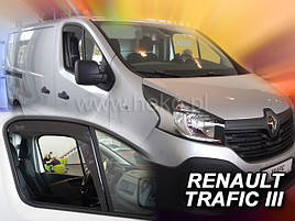 Дефлектори вікон (вітровики) Renault Trafic 2014+ FIAT TALANTO /OPEL VIVARO II (вставні, 2 шт.) (HEKO)