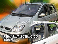 Дефлекторы окон (ветровики) Renault Scenic 1996-2002 5D 4шт (Heko)