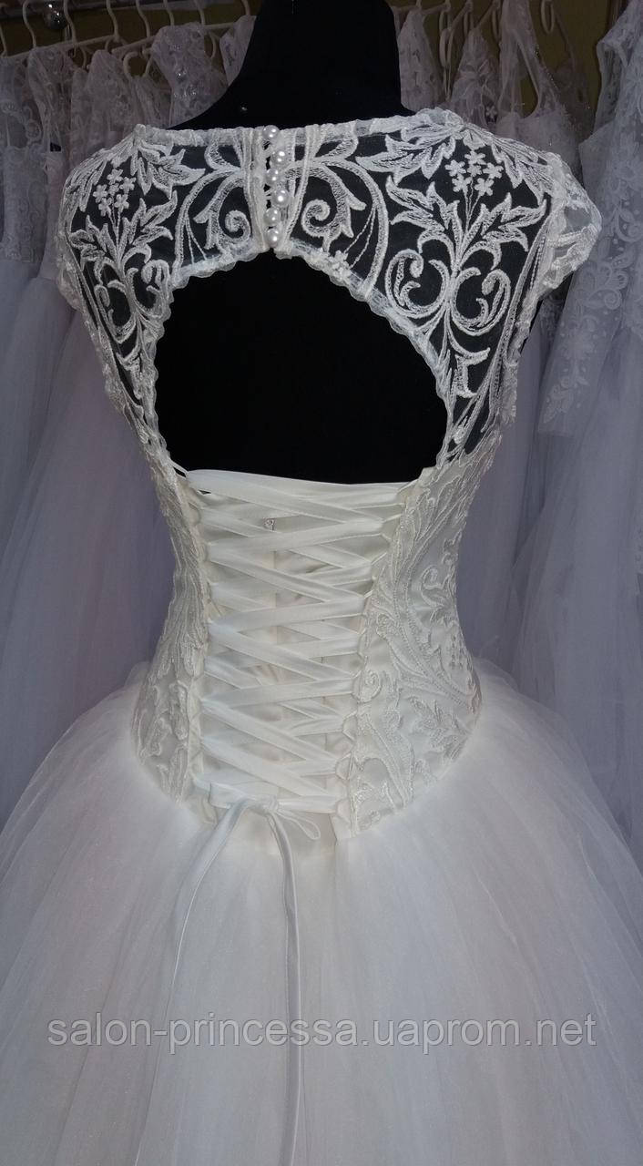 Свадебное айвори платье "18-МБ-02" - фото 6 - id-p690302812