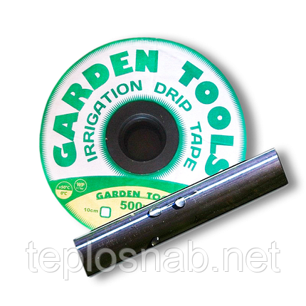 Стрічка крапельного поливання Garden 1000м/10 см. 6 mills (щелева), фото 2