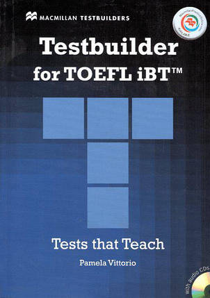 Testbuilder for TOEFL iBT with key and Audio CDs and Macmillan Practice Online, фото 1