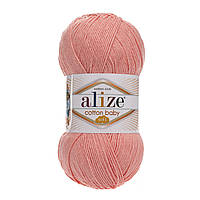 Турецкая пряжа для вязания Alize Cotton Baby Soft (беби котон софт)-полухлопок 145 персиковый