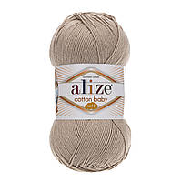 Турецкая пряжа для вязания Alize Cotton Baby Soft (беби котон софт)-полухлопок 543 камень