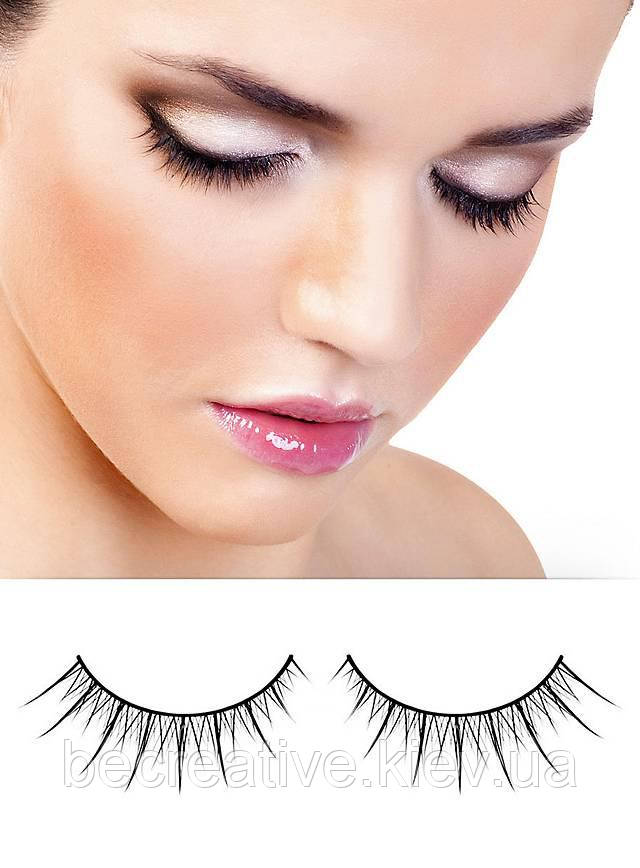 Ніжні чорні накладні вії, фото 1