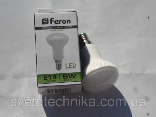 Светодиодная лампа Feron LB740 E14 R50 7W 4000К - фото 2 - id-p52566740