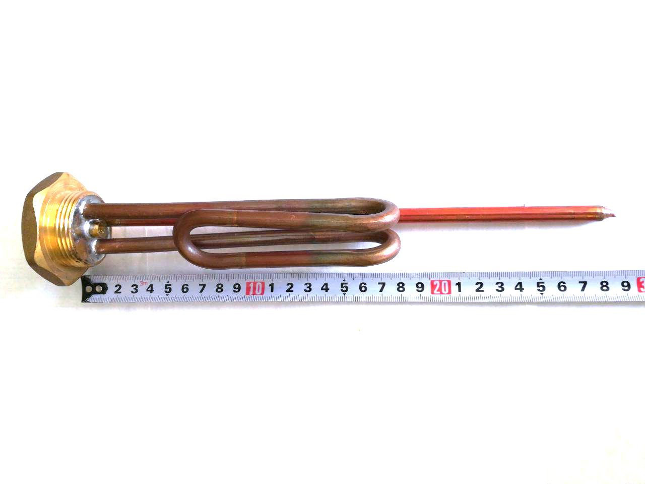 Тен різьбовий гнутий для водонагрівачів 1500W з місцем під анод.