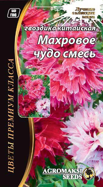 Суміш насіння гвоздики китайської "Махровий диво" 0,2 г