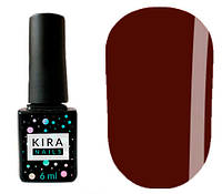 Гель-лак Kira Nails №154 (темно-коричневый, эмаль), 6 мл