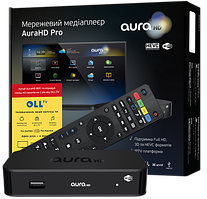 Медіаплеєр AuraHD Pro з акційною передплатою OLL.TV на 1 рік!