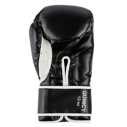 Боксерські рукавички тренувальні Benlee QUINCY 10oz, PU, чорні, фото 4