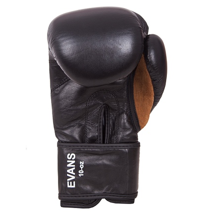 Боксерські рукавички Benlee EVANS 12oz, шкіра, чорні, фото 4