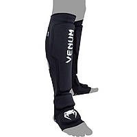 Защита голеностопа Venum Kontact Evo Shinguards Black