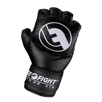 Рукавички ММА Free-Fight Black, фото 1