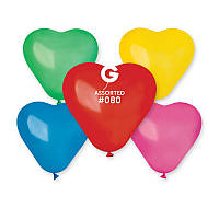 Воздушные шарики сердце ассорти 6 дюймов ТМ Gemar