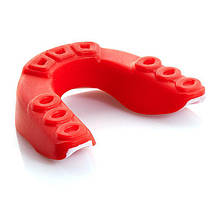 Капа для боксу одностороння капа боксерська для єдиноборств Peresvit Protector Mouthguard Red-White, фото 2